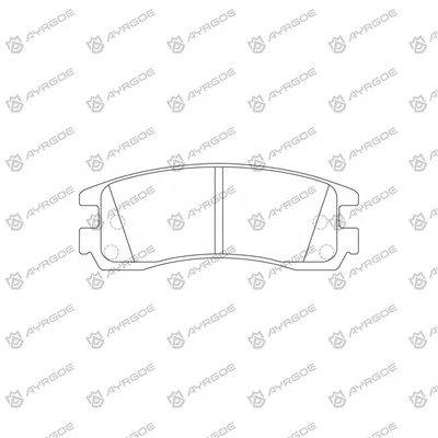 PN0175シボレーLumina 1WM用のブレーキパッド
