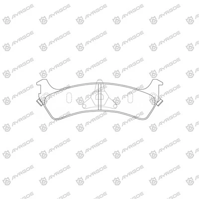 VWゴルフと521用のPN0180ブレーキパッド